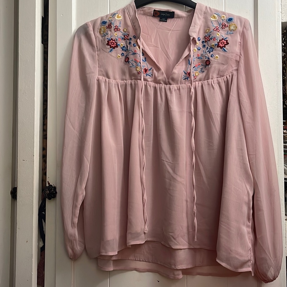 Pink hobo blouse